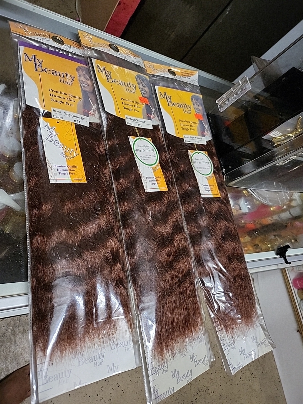 Wet And Wavy Human Hair Weave 3pk Colour 33 14 Inch